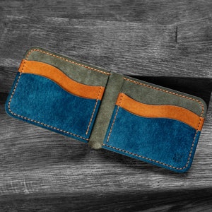 Cartera plegable de cuero "Stash" imagen 8