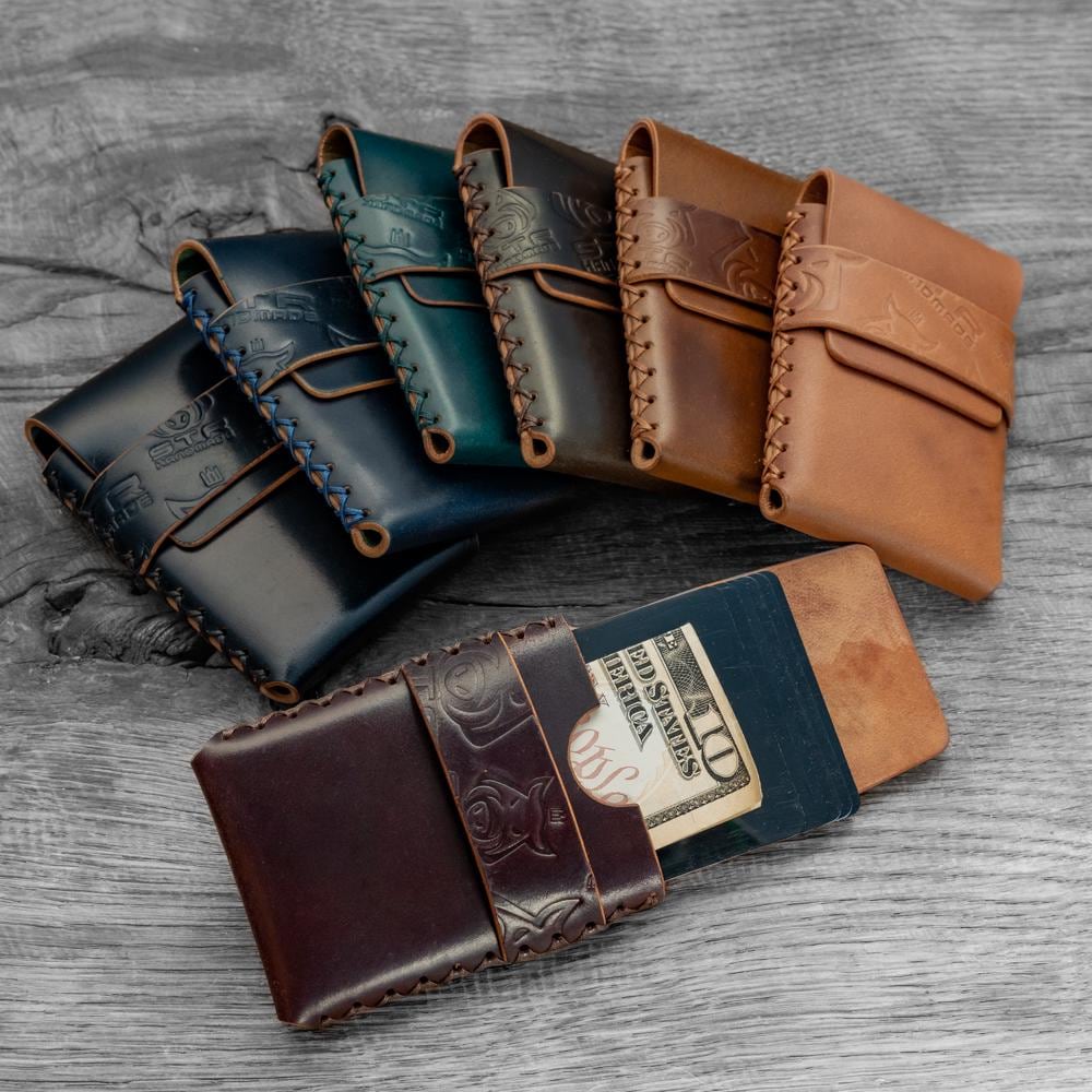 Horween Shell Cordovan Card Case - Etsy