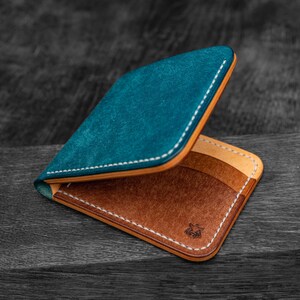 Cartera plegable de cuero "Stash" imagen 3