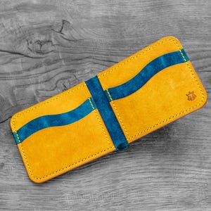 Cartera plegable de cuero "Stash" imagen 2