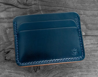 IN STOCK Horween Shell Cordovan leather card holder "Rift V2.1" wallet