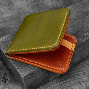 Cartera plegable de cuero "Stash" imagen 7