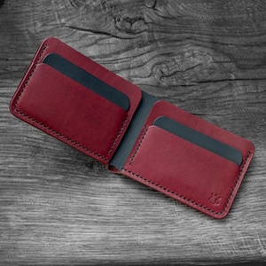 Cartera de cuero plegable "Bifold Rift 2.1"