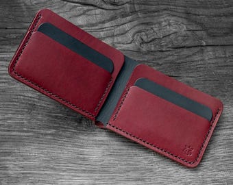 Cartera de cuero plegable "Bifold Rift 2.1"