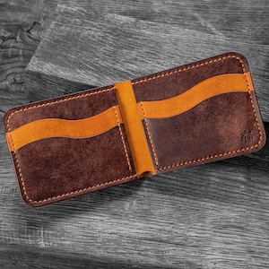 Cartera plegable de cuero "Stash" imagen 1