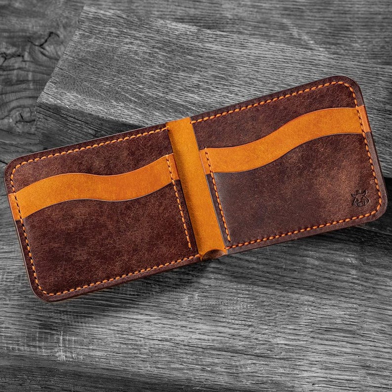 Cartera plegable de cuero "Stash" imagen 1