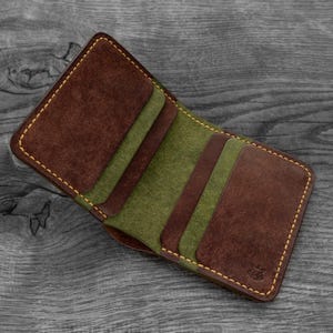 Cartera de piel de curtido vegetal "Bulwark"