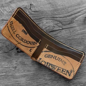Horween Shell cordovan leren portemonnee 'Myth'