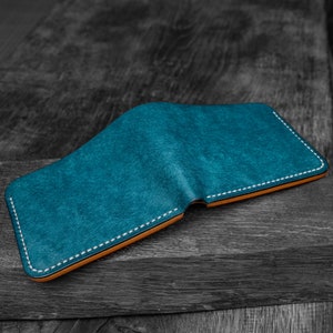 Cartera plegable de cuero "Stash" Pueblo Ortensia