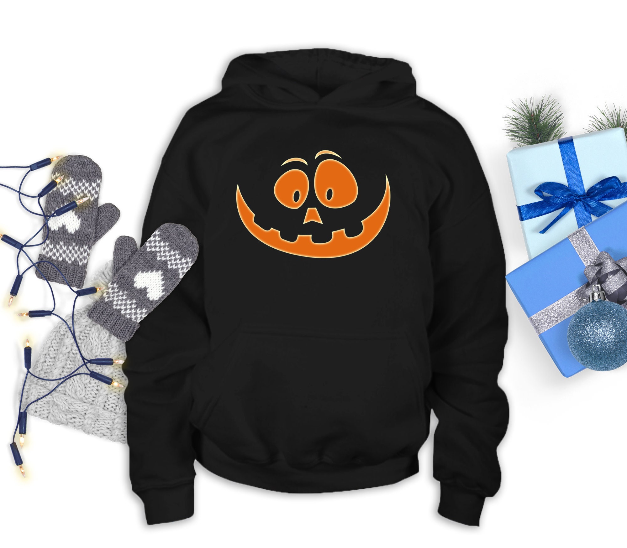 Halloween Hoodie Kids Fall Sweatshirt Trick Or Treat Shirt Etsy