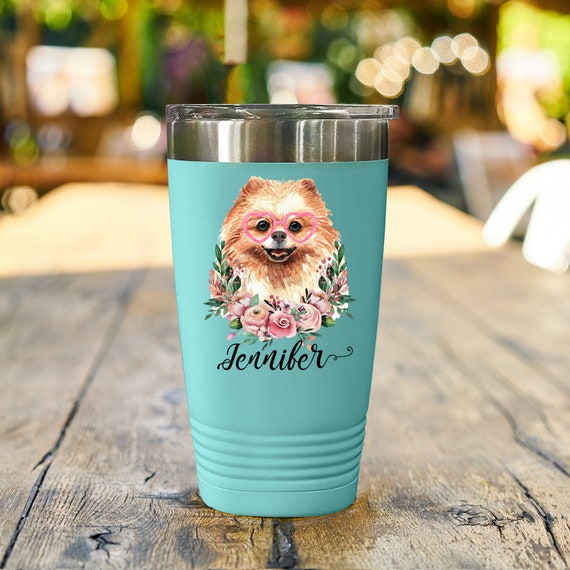 Love My Pomeranian - Personalized Custom Travel Mug For Hot Coffee