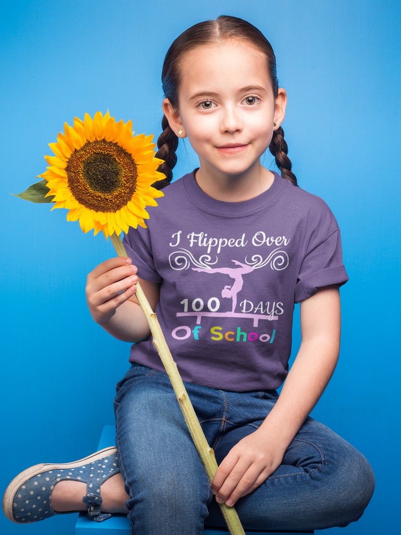 100th Day of School Girl Shirt 100 Days of School Project Etsy