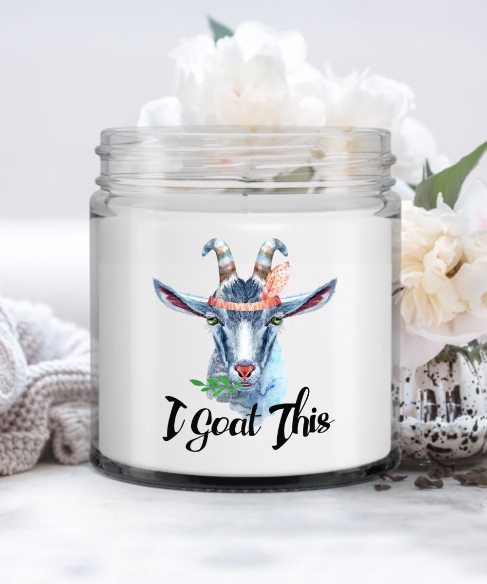 Goat Hand Poured Candle I Goat This Vanilla Scent Candle Etsy UK