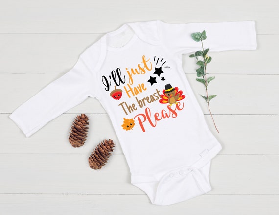 1st Thanksgiving Baby Boy Gift Thanksgiving Bodysuit | Etsy