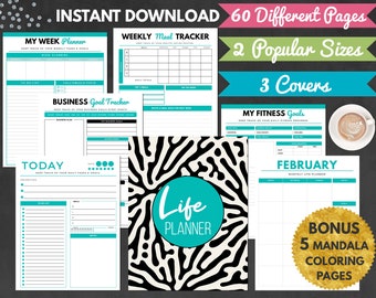 Goal Planner Productivity Planner Goal Tracker Business - Etsy