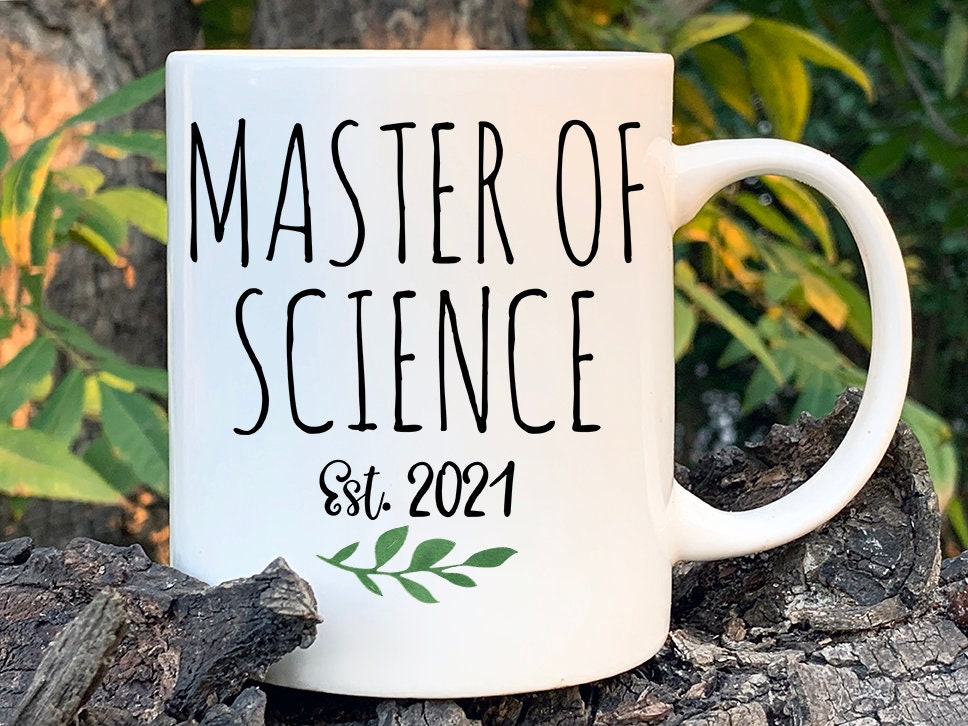 Masters Degree Graduation Gift Master of Science Msc Etsy