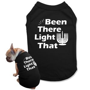 Hanukkah Dog Clothes, Dog Hanukkah Shirt, Dog Sweater, Chanukah Menorah Dog Pajamas, Jewish Dog Clothes, Hanukkah Gift Gelt Dog Pet Clothing