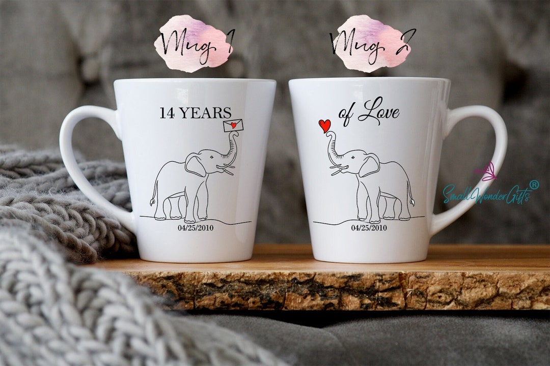 14th Anniversary Gift 14 Year Anniversary Gifts for Him Ivory Wedding