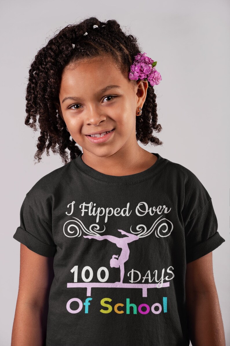 100th Day of School Girl Shirt 100 Days of School Project Etsy