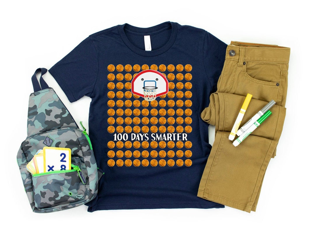 100 Days Smarter, 100th Day of School Shirt for Boys, 100 Days of ...