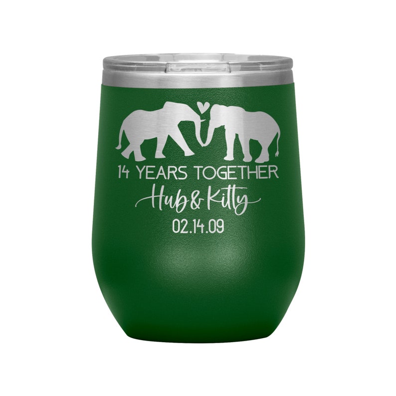 14th Anniversary Gift Ivory Anniversary Wedding Engraved Etsy