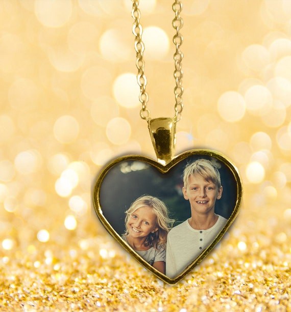 Photo Necklace Memory Jewelry Necklace Picture Necklace Etsy