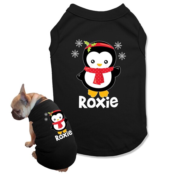 Christmas Dog Outfit Christmas Penguin Dog Clothes Dog Snood