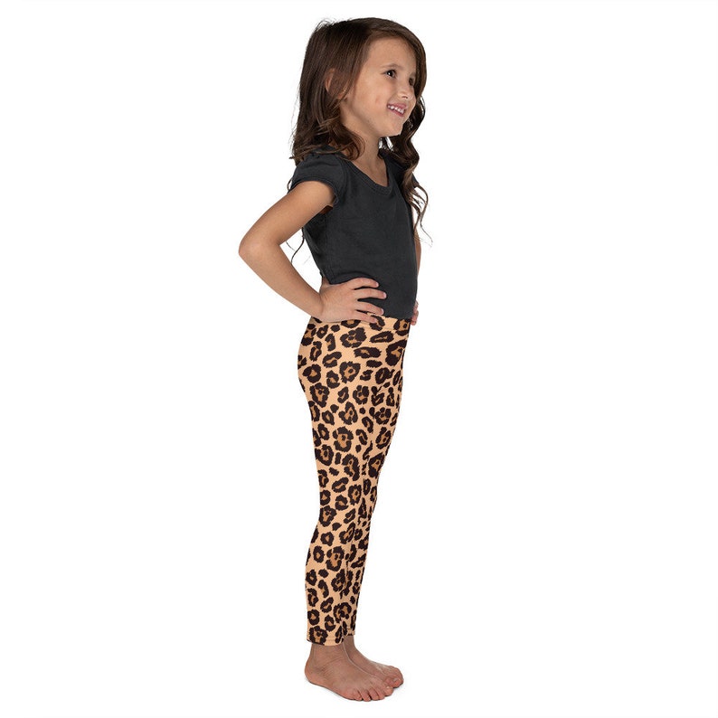 Toddler Leggings Animal Costume Yoga Leggings Kid Halloween Leopard Print Leggings Costume Girls Safari Patterned Tights Kid/'s Leggings