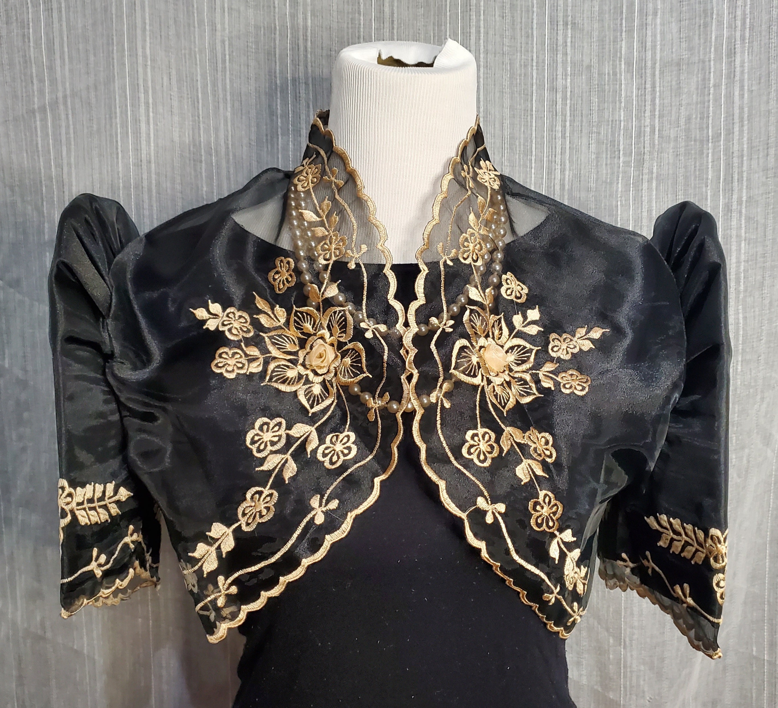 Embroidered Bolero - Etsy Embroidered Bolero - Etsy