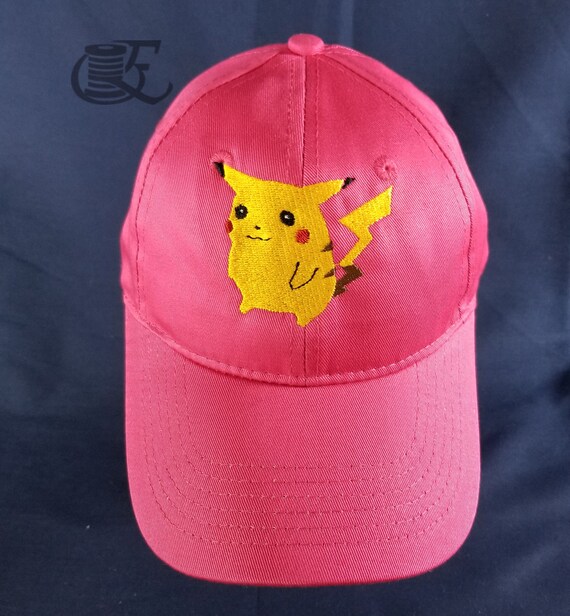 Pokemon Pikachu Embroidered 100% Cotton 