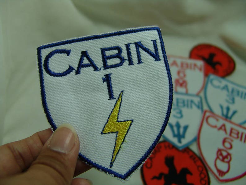 Percy Jackson Patch Free U S Shipping Etsy