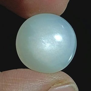 Big Size White Moonstone Flat Back Cabochon , Loose Natural Gemstone, White Moonstone Cabochon for Jewelry Making.19.00.cts.Size.17x17x9MM