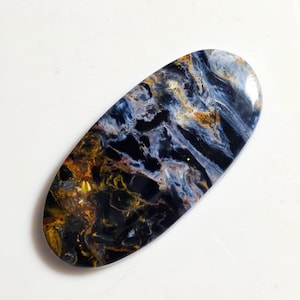 Top Quality Natural Pietersite Gemstone, Pietersite Cabochon Pietersite Jewelry Making Stone, Gemstones, Cts 50.30.size.48x23x4MM
