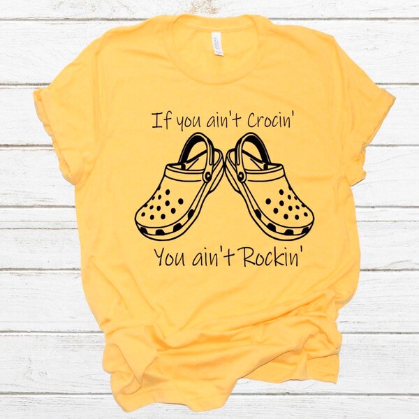 Funny Crocs Shirt Etsy