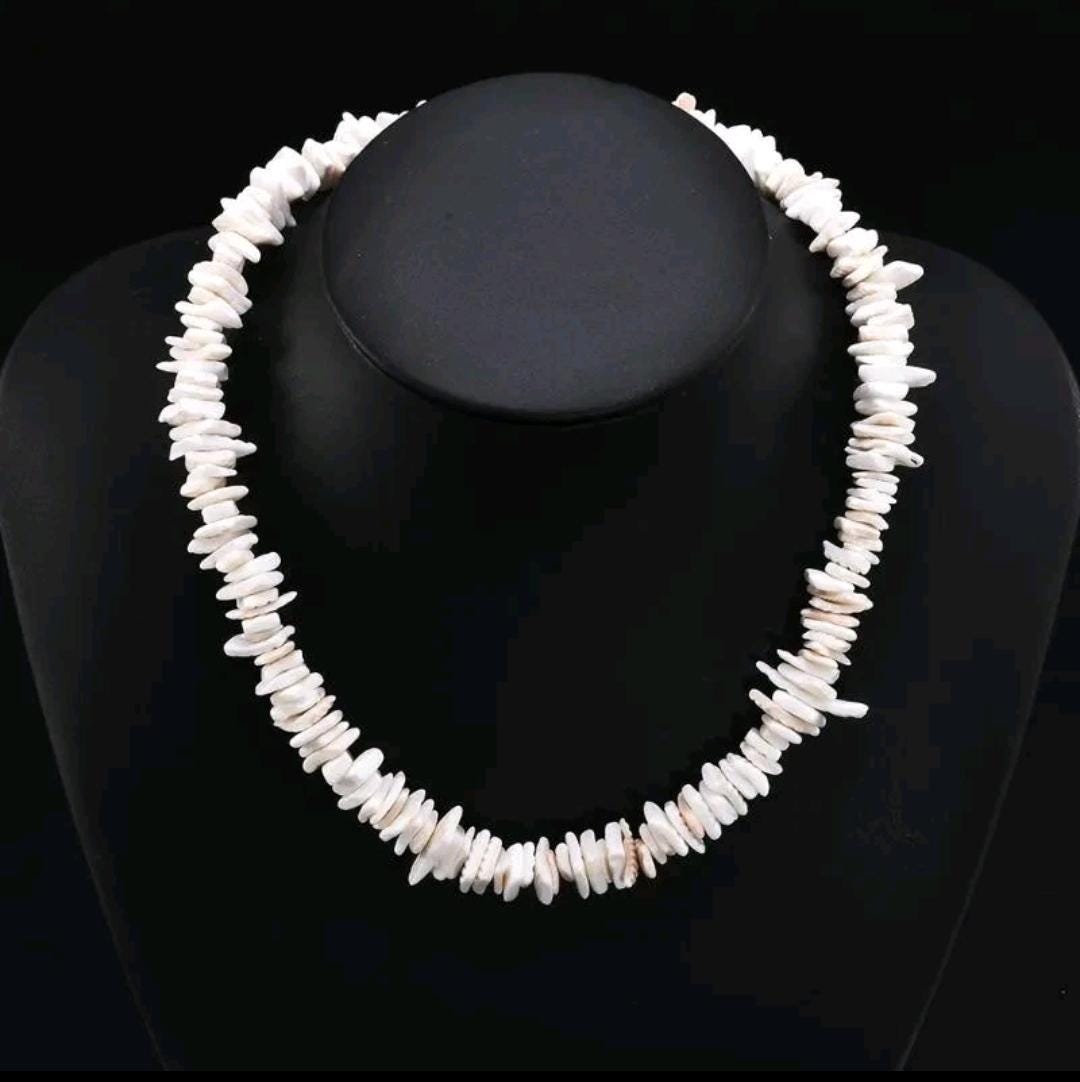 Vintage 90s Puka Shell Choker Necklace 18 Inches - Etsy