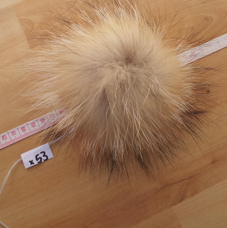 Pompom M\u00fctzenbommel Pelzball fur-Pompom Fellball Fellbommel