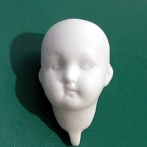 Antique dolls head, 1x bisque head, marked 573/4, 2.1" tall, Doll making, Limbach AG, Germany
