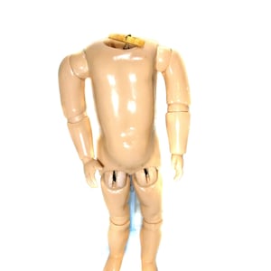 Antique ball jointed doll body, composition and wood body, 20.4&quot; tall, circa 1910, Thuringia Germany, used for K*R and Kestner dolls