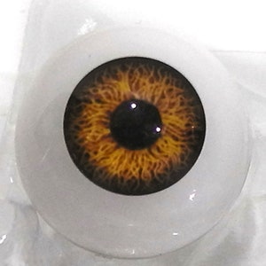 Vintage Hazel Akryl dockögon, Artist Supply (24 mm eller 26 mm)