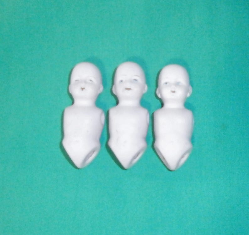 doll house doll body Antique doll body 3x bisque dollhouse dolls by Hertwig /& Co. Thuringia Germany 2 x 516 and 1 x 423