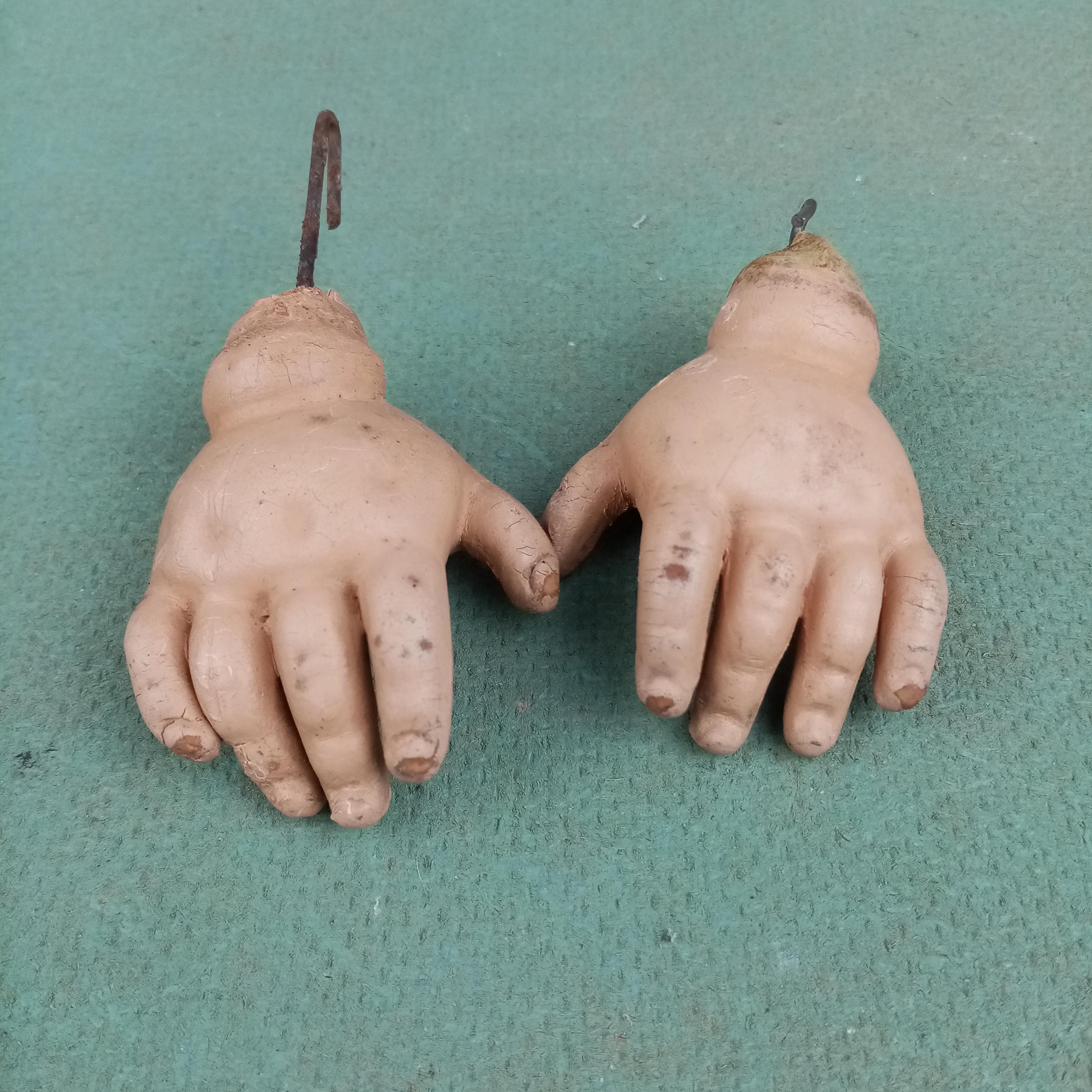 Doll Hands Replacement, Composition Hands for Antique Ball Jointed