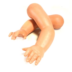 Vintage German Doll Arms, Tortulon Dolls, 22&quot; Dolls arms, replacement doll for  size 56, vintage doll repair parts, Germany