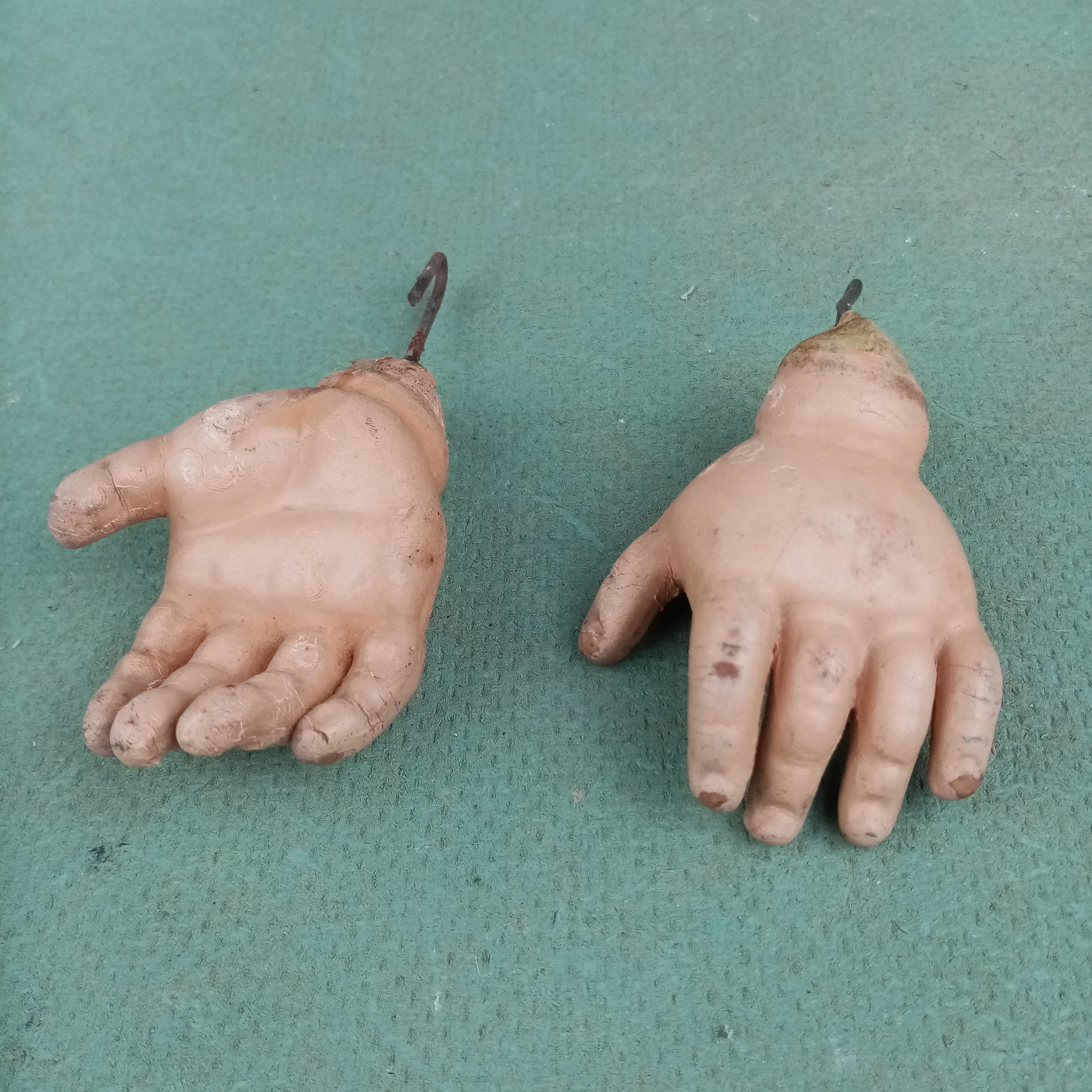 Doll Hands Replacement, Composition Hands for Antique Ball Jointed