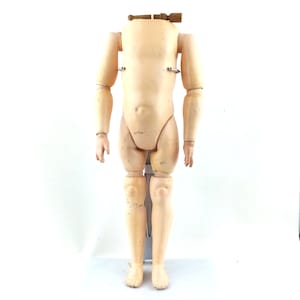 Rare antique Kammer and Reinhardt 117 ball jointed doll body, 13.9&quot; tall, circa 1910, Thuringia Germany, dolls repair body