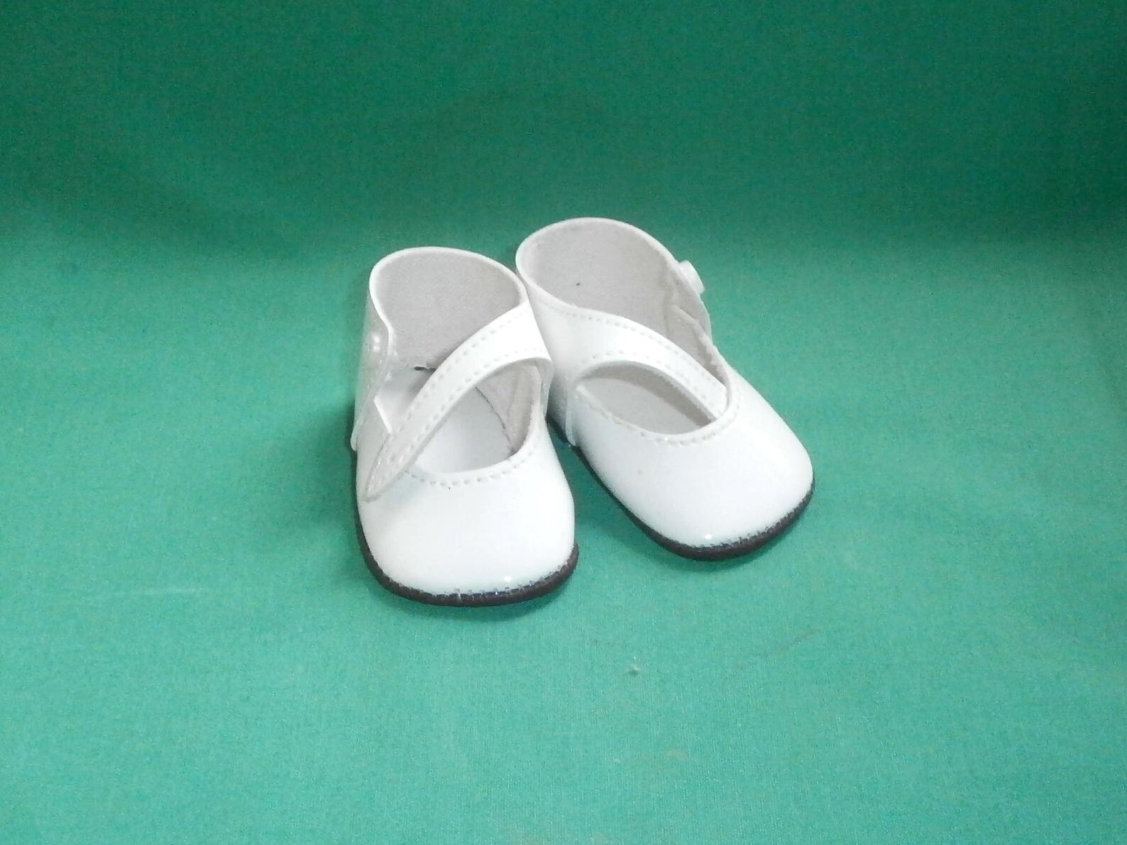 Vintage Doll Shoes White Doll Shoes Patent Leather Etsy