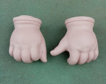 ANTICA BAMBOLA DI PORCELLANA MIGNON VINTAGE ALTA 12 CM