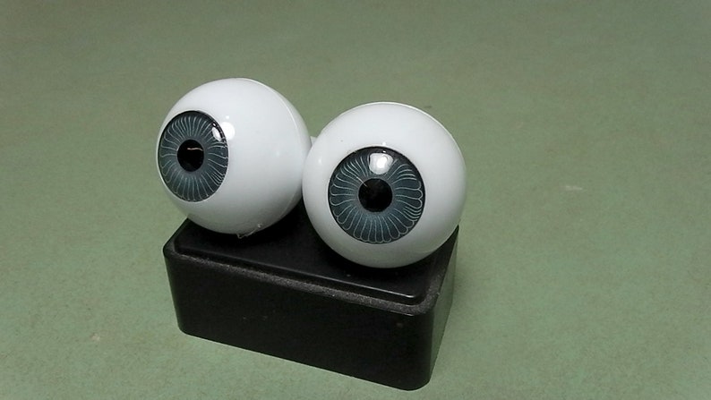 14mm Deep Blue Round Acrylic Eyes Reborn Baby Doll Making Supplies