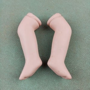 Patas de muñeca vintage para reproducción de artista, corbata de porcelana en patas de muñeca, muñeca bisque, Alemania vintage, patas de porcelana Art Doll, 4.1&quot;