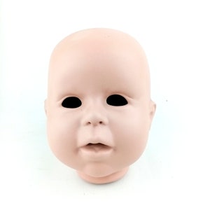 Artist doll head, Terri DeHetre Punkin Porcelain Dolls head, artists reproduction, Doll making, Germany, 4.92 inch artist doll maker supply