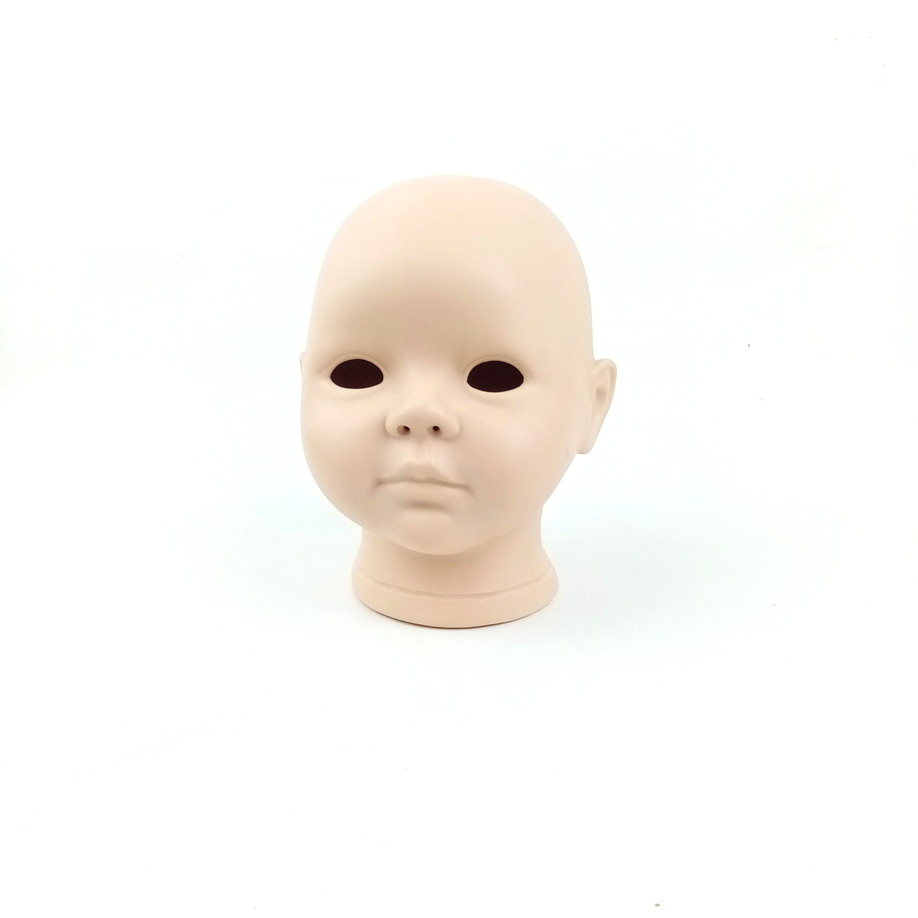 Porcelain Doll Head named Judy Full Head Handmade New 5Long White Color  Tone